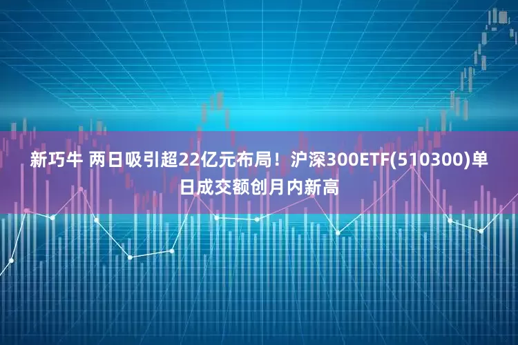 新巧牛 两日吸引超22亿元布局！沪深300ETF(510300)单日成交额创月内新高
