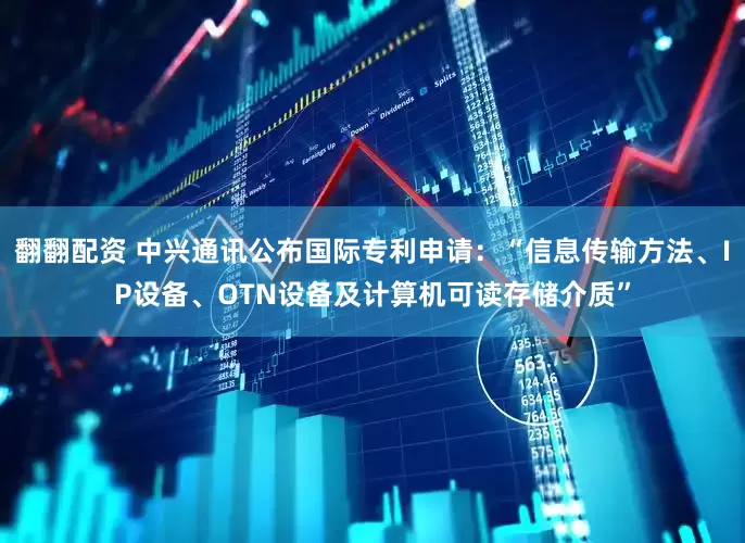 翻翻配资 中兴通讯公布国际专利申请：“信息传输方法、IP设备、OTN设备及计算机可读存储介质”